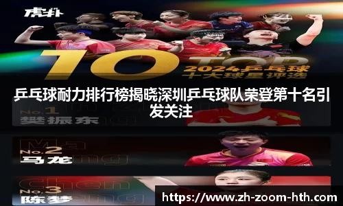 乒乓球耐力排行榜揭晓深圳乒乓球队荣登第十名引发关注